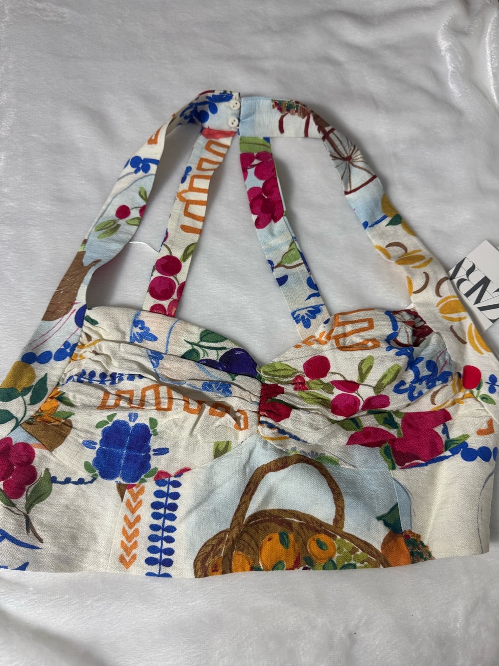 Zara Printed Cape Two-Piece Skirt Set - Picture 12 of 13